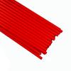 Pajita de papel desechable de color sólido transfronterizo, pajita de papel degradable, decoración de postres y pasteles para niños, hecha a mano en madera