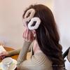 Horquilla de felpa bonita para otoño e invierno para mujer, novedad de 2023, con clip para el flequillo en la parte posterior de la cabeza, pinza para el pelo con clip lateral para la frente