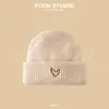 Chapéu Gorro Quente de Outono e Inverno para Bebês Meninas Chapéu de Lã Chapéu de Tricô Cachecol Masculino Proteção de Orelha Espessada Chapéu Infantil Tudo-em-Um