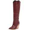Botas de Salto Ultra Alto Apontadas com Padrão de Pedra, Exportação Europeia e Americana na Moda, Venda Quente, Tamanhos Grandes, Moda Passarela, Botas Femininas de Calçar