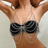 Cadena de cuerpo de metal con personalidad de moda transfronteriza de Europa y Estados Unidos, accesorios de discoteca para chicas calientes DL0032