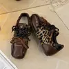 Zapatillas de entrenamiento retro alemanas para mujer, nuevas 2026 otoño, suela blanda que no cansa los pies, zapatillas Forrest Gump, estilo béisbol, zapatillas deportivas casuales