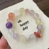 Nuevo popular pulsera de cuentas múltiples de cristal natural DIY cristal exquisito pulsera de cristal de alta gama suministro para transmisión en vivo