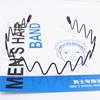 Moda Cabelo Prensado Masculino Esportes Headband Simples Onda Traseira Cabeça Preto Denteado Onda Feminino Acessórios Para Cabelo Facial