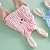 Gorro Secador de Pelo para Niñas, Lindo Turbante Súper Absorbente, Toalla de Secado Rápido, Gorro de Champú y Baño de Dibujos Animados para Bebé