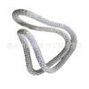 ZF010915 cuerda infinita de seda, anillo de funda de cuerda cuerda colgante aislante cuerda tejida a mano sin nudo