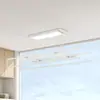 Secador de roupas elétrico para varanda, comércio exterior transfronteiriço, ultrafino, luz de tela cheia, controle remoto, silencioso, inteligente, varal de secagem de roupas totalmente automático