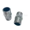 Acero inoxidable doble cabeza rosca conexión interna ordinaria gruesa 4 puntos doble rosca externa directa acero directo DN15 conector