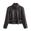 Ins estilo europeo y americano transfronterizo 2026 nueva moda elegante Amazon para mujer al por mayor gabardina chaqueta de trabajo