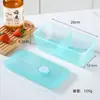 Caixa de Almoço de Plástico Selada Caixa de Conservação para Geladeira Caixa para Congelador Doméstica Caixa de Almoço Quadrada com Compartimentos Caixa de Almoço Portátil para Exterior