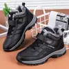 Botas de Nieve de Invierno para Hombre, Zapatos Deportivos Cálidos para Hombre al Aire Libre, Zapatos de Algodón para Hombre de Talla Grande Transfronterizos Temu Xiyin Se Pueden Enviar por Cuenta de Otros