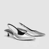 Sandalias Versátiles de Tacón Alto Stiletto con Punta Aguda de Correa Única y Espalda Descubierta para Mujer, Estilo Nuevo 2026, Transfronterizas Europeas y Americanas