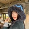 Versión coreana de nuevo gorro de lana grueso de invierno circunferencia de cabeza grande cara pequeña gorro tejido para niños versátil a prueba de frío gorro tipo pullover