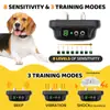 Dispositivo de Treinamento de Animais de Estimação com Controle Remoto, Coleira Inteligente, Coleira de Choque Elétrico, Dispositivo Automático Anti-Latidos, Suprimentos para Treinamento de Animais de Estimação