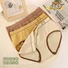 Ropa interior con diseño de oso de dibujos animados lindos, Transpirable, Ligera y Cómoda, Control de abdomen sin costuras, Ropa interior de color contrastante para niñas y niños