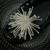 Acessórios de Flor de Sapato de Cristal Resistentes Estilo Coreano com Lantejoulas Bordadas, Franjas de Cristal Exquisite de Estilo Leve de Luxo