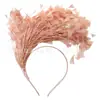 Diadema Triangular de Plumas de Carnaval Fiesta de Baile Festiva Adorno Popular para la Cabeza Disfraz