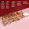 Instrumentos de Percussão Orff para Ensino Fundamental e Educação Infantil: Instrumento de Percussão Triângulo, Baqueta de Percussão de Dois Tons, Brinquedos Educativos, Tambor, Pandeiro, Chocalho, Placa Sonora