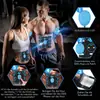 Estimulador Muscular Abdominal Recargable, Equipo de Fitness Inteligente para Uso en Casa, Dispositivo de Músculos Abdominales de Alta Tecnología con Resultados Rápidos