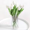 Ramo de Flores Artificiales Tulipanes de PU Flores Falsas Realistas de Alta Gama Accesorios para Atmósfera del Hogar Decoración de Ramo