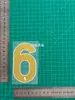 24-25 Juventus Segundo Uniforme de Visitante Número y Letras Set, Talla Adulto, Camiseta de Grado B Pegatinas de Transferencia de Calor para Número y Letras