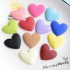 Funda para teléfono móvil de gran venta, accesorios de resina con forma de corazón grande, clip de agarre, accesorios DIY