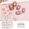 Novos Adesivos de Gel para Unhas Desenho Animado DIY Pet Fofo Decoração de Unhas Adesivos Manicure Estéreo Em relevo 5D