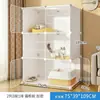 Jaula para Gatos Hogareña Gabinete para Gatos de Interior Villa Pequeña para Gatos Espacio Libre Extra Grande con Baño Integrado Casa para Gatos de Dos Pisos