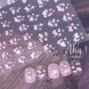 Adesivos de unha Aha rosa amor estrela amor autoadesivo adesivos de unha coloridos adesivos de unha decorativos joias