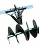 Barrena mini motocultivador Barrena motocultivador rotatorio Cuchilla zanjadora Barrena motocultivador cuchilla surcadora Surcador Herramientas agrícolas