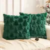 Funda de almohada bordada de peluche navideño transfronteriza para decoración de vacaciones en la sala de estar, cojín decorativo para sofá, funda de almohada para dormitorio