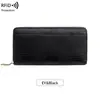 Nueva cartera tejida con patrón RFID transfronteriza para mujer, bolso de mano vintage de gran capacidad con múltiples compartimentos para libretas bancarias, billetera larga
