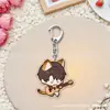 Mercadorias de Love and Deepspace: Chaveiro pingente com expressão de Xia Yizhou, decoração fofa de alto valor para mochilas de estudantes, pequeno presente
