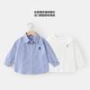 Conjunto de Ropa de Otoño Estilo Europeo para Niños, Camiseta para Bebé Pequeño, Camiseta de Manga Larga, Ropa Infantil, Camiseta Básica para Niños, Camisa Estilo Primavera y Otoño