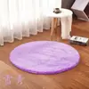 Alfombra PV de terciopelo, superventas transfronteriza de seda y lana, alfombra redonda para sala de estar y dormitorio, tapete para silla de computadora, tapete de yoga, lavable