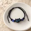 Pulsera popular transfronteriza: Queso, sésamo negro, gatito, gato negro, estrella, blanco y negro, pulsera de pareja linda