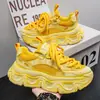 Zapatillas tipo dad lavadas y desgastadas para hombre, zapatillas deportivas casuales con un diseño de nicho, zapatillas de moda con suela gruesa para estudiantes, zapatos para hombre para el trabajo