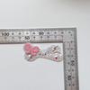 Vajilla de hueso de gatito combinación accesorios acrílicos lindo nuevo diy bolsa de material hecho a mano joyería parche de dibujos animados