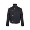 Chaqueta de Solapa Estilo Americano High Street Hebilla Vintage de Avión para Mujer, Nuevo Modelo Otoño e Invierno, Fresca y Elegante, Abrigo de Trabajo de Alta Gama para Pareja, Moderno