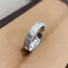 Anillo de Flor de Seis Diamantes Mate Cepillado Estilo Palacio de Alta Gama Artesanía Exquisita Plata de Ley S925 Anillo Versátil de Lujo Ligero para Mujeres