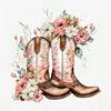 Novos adornos de flor para botas de carro da Amazon transfronteiriços Árvore de Natal casa acrílico ornamentos planos pendurados