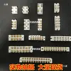 Borneras Cerámicas de Alta Frecuencia Conectores de Porcelana para Alta Temperatura Borneras de Porcelana Placas de Cableado Conectores Magnéticos Aislados de Cinco Agujeros