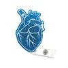 Hebilla de fácil extracción con forma de corazón acrílico Doctor Enfermera Hebilla de insignia giratoria retráctil Tarjeta de identificación extracción fácil