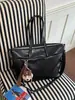 Bolsa tote retrô de grande capacidade para mulheres, nova coleção outono 2026, bolsa de ombro moderna e estilosa, bolsa de viagem casual e simples