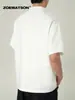Camisa Polo Masculina Zoewatson Resistente Bordada Tridimensionalmente, Luxo Leve, Cor Sólida Simples, Top Casual Básico de Manga Curta