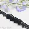 Tanglong Azul Marino Negro Poliéster Seda Brillante Encaje Soluble en Agua Recorte en Stock Accesorios para Ropa Materiales de Decoración Hechos a Mano