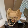 Bolso de Hombro y Cruzado Pequeño Acolchado con Cadena Estilo Chanel, Versátil Elegante de Alta Gama, Nuevo Otoño 2026