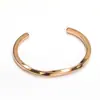 Estilo Francês Estilo Ins Simples Pulseira Aberta Mobius Feminina High-end Fashionável Aço Titânio Cor-Livre Pulseira