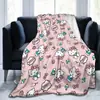 Cobertor de Flanela Desenho Hello Kitty Série Sanrio Inverno Novo Cobertor de Ar Condicionado Infantil Venda por Atacado