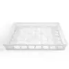 Bandeja Retangular para Mudas Bandeja de Plástico para Mudas Bandeja Rasa Bandeja de Plástico com Furos para Brotos de Vegetais Bandeja de Rotação Dieta Verde Estrutura para Mudas de Plantas